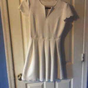 Cute white scalloped dress